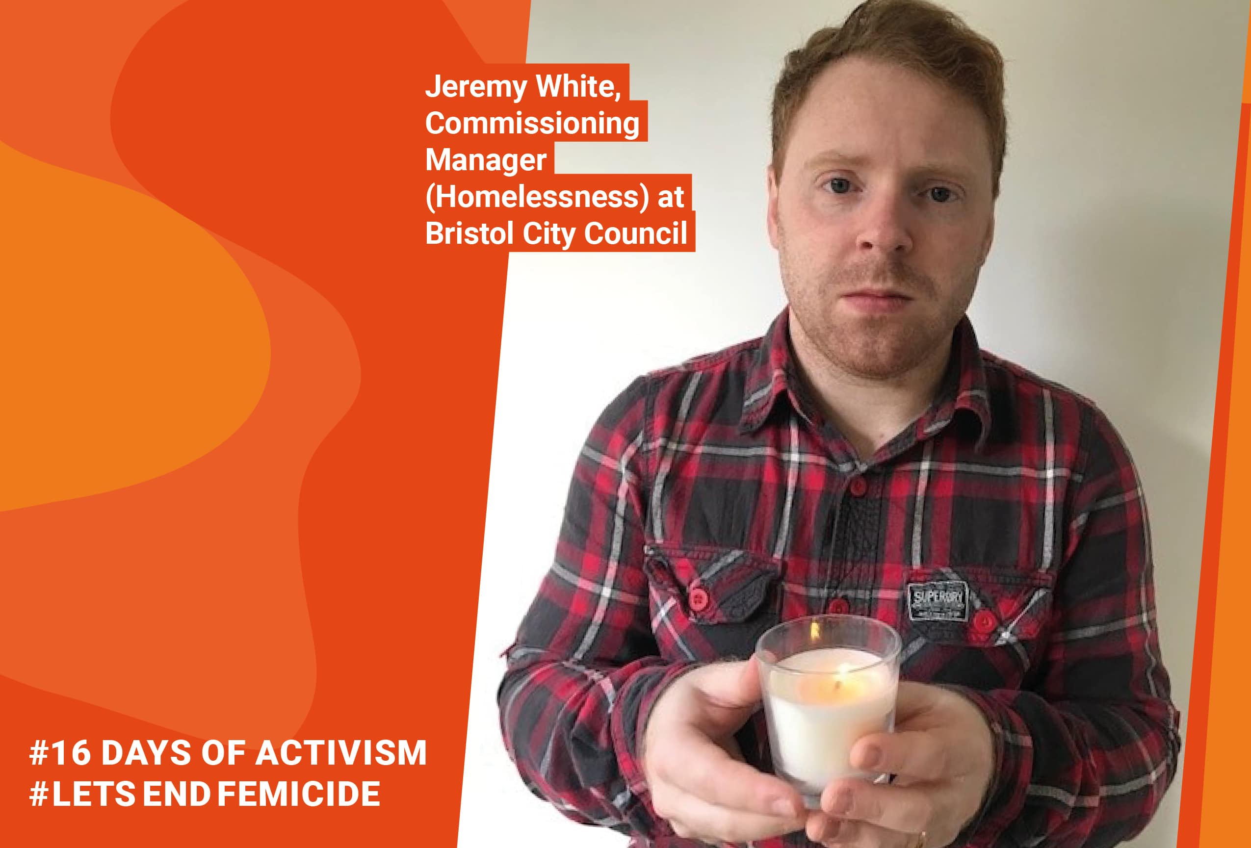 lighting a candle for #16 days of Activism